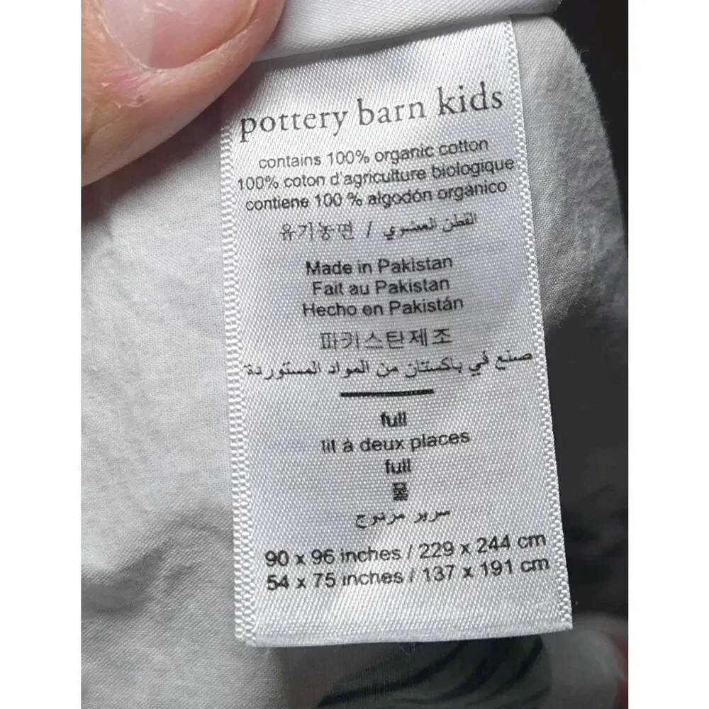 Pottery Barn Kids Full Organic Planet Flat & Fitted Sheets With 1 Pillowcase’s